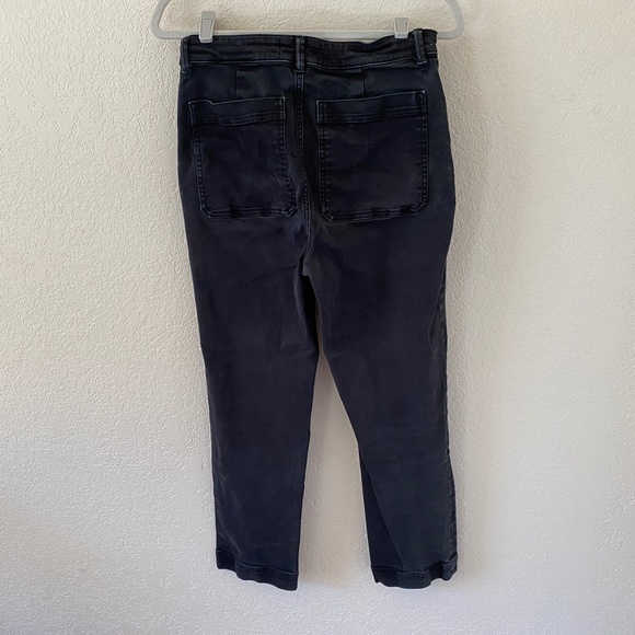 EVERLANE Womens Jeans High Rise Crop Slim Regular Ankle Black Size 8 Waist 30" - Picture 5 of 11